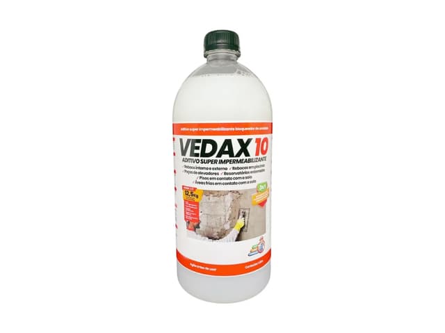 VEDAX 10 - ADITIVO SUPER IMPERMEABILIZANTE..